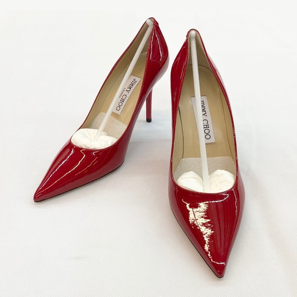 NEW Jimmy Choo Agnes Opat Red Pumps NO BOX - Picture 8 of 10